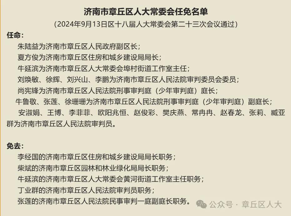 章丘市自然资源和规划局人事任命，开启地方管理和规划新篇章